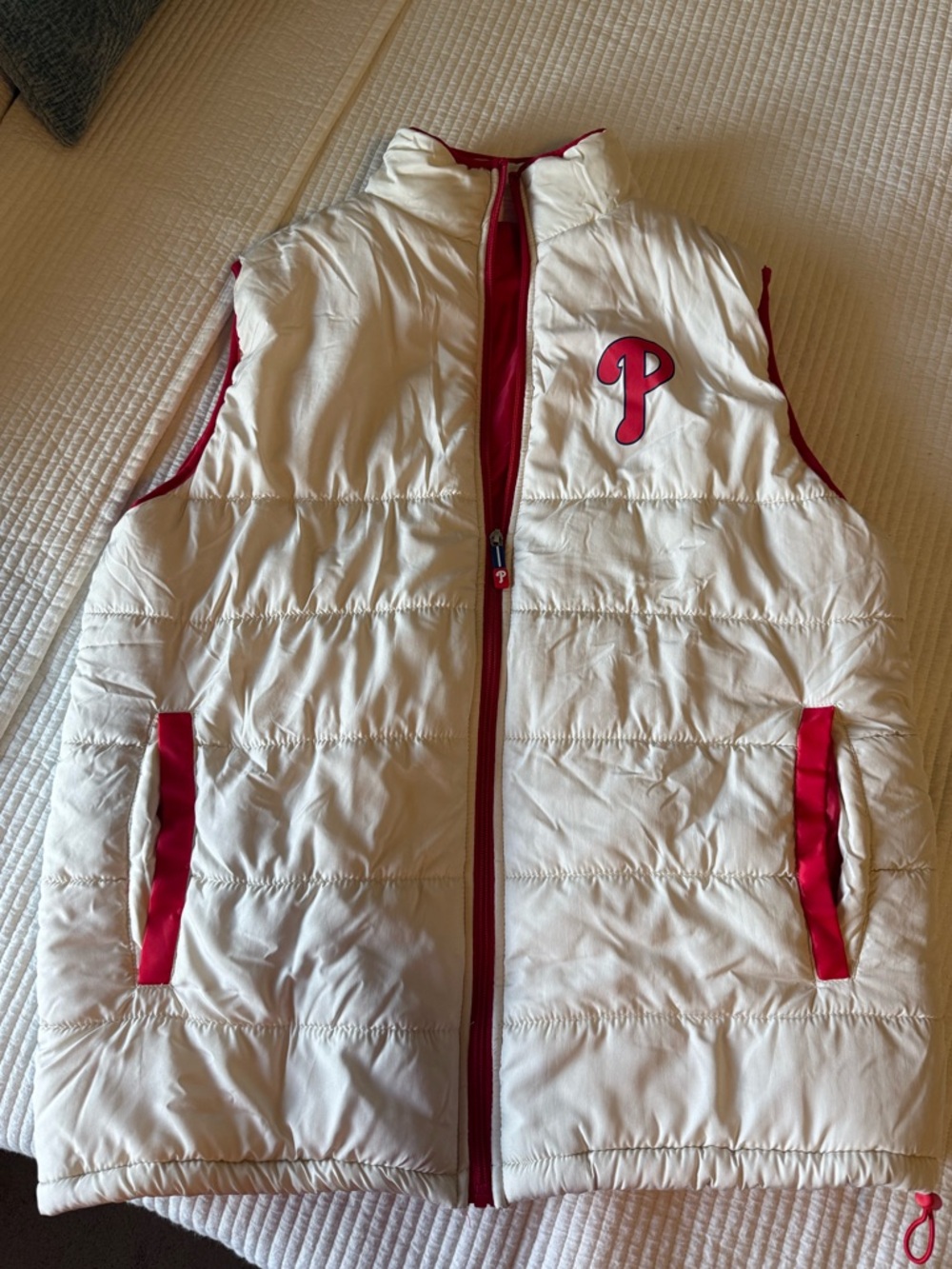 Phillies Puffer Vest- Large